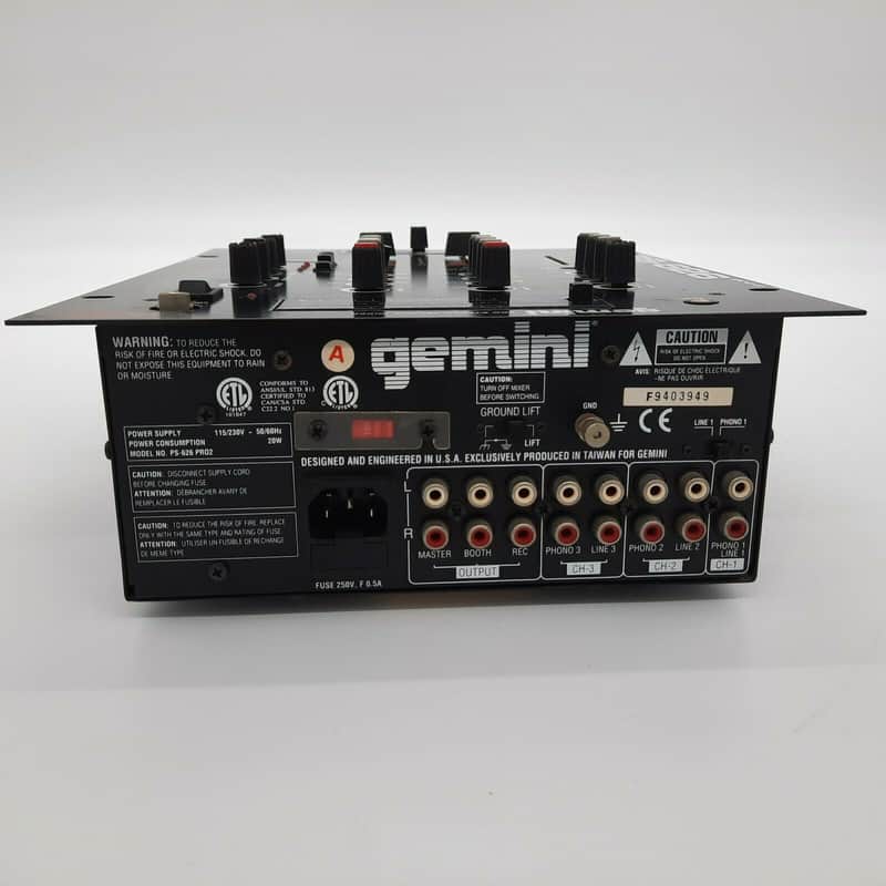 Gemini PS-626 DJ Preamp Mixer Platinum Series, Perfectly Working