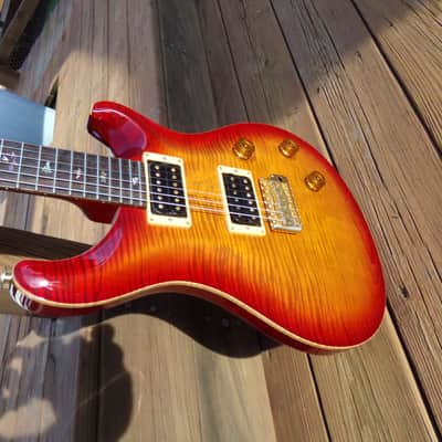 1999 PRS Custom 24 Artist model - Dark Cherry Sunburst highly flamed curly maple image 19