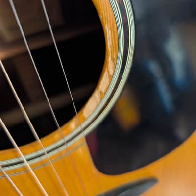 Alvarez Yairi DY59 Anniversary Edition Vintage 1987 Acoustic Electric Guitar, Natural image 4