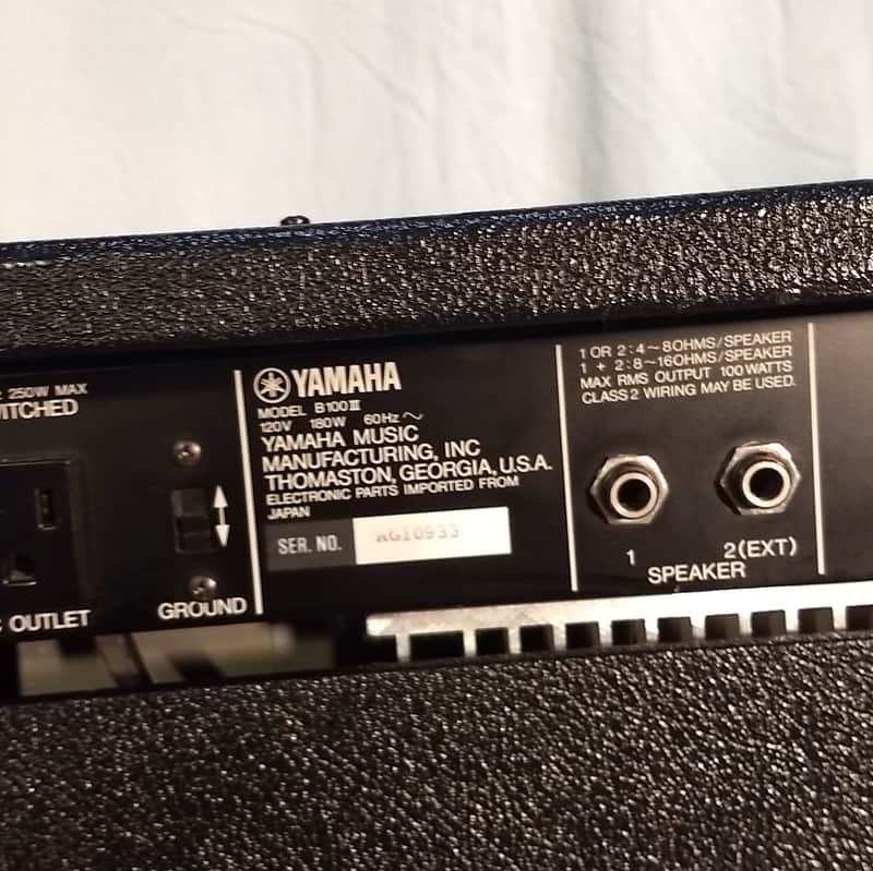 Yamaha B100-III, 100 Watt Bass Head, Made in USA with all Japanese