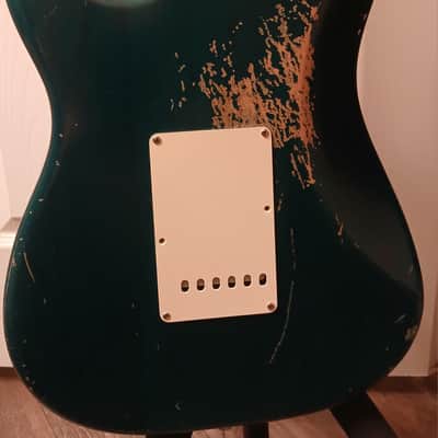 Fender Highway One Stratocaster with Rosewood Fretboard 2002 - 2003 - Teal Green Transparent image 7