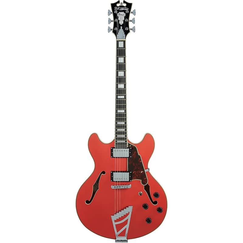 D'Angelico Premier DC Semi-Hollow Double Cutaway with Stairstep Tailpiece image 1