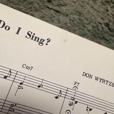 Vintage 1970s Yesterday, Today, And Tomorrow Songs by Don Wyrtzen Music Book -Used image 5
