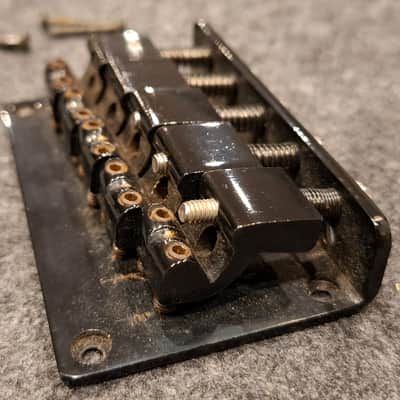 Aria Pro II MAB-20/5 Magna Series 5-String Bass Bridge 1990's - Black image 4
