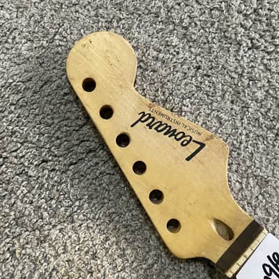 Mini Short Scale Guitar Strat Style Neck, Rosewood 22 Frets Fingerboard image 4