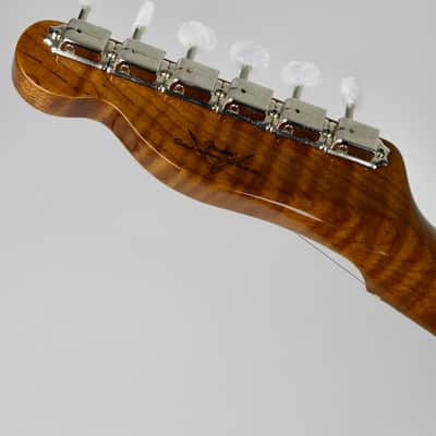 Fender Custom Shop American Custom Telecaster NOS, Roasted 3A Flame Maple Neck - Sapphire Blue Transparent 2026 w/OHSC image 11