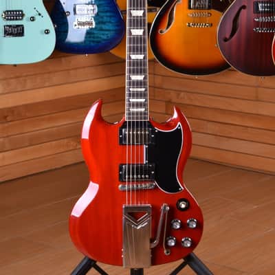 Gibson SG Standard 1961 Sideways Vibrola Vintage Cherry image 1