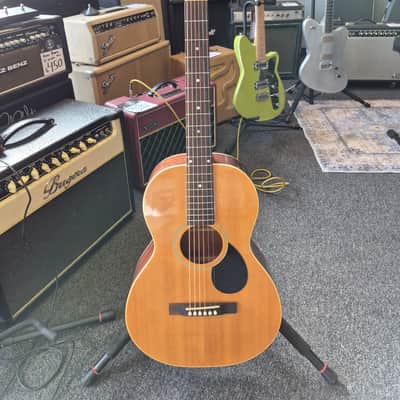 The Loar LO-216-NA Parlor Acoustic Guitar with Hard Case image 2