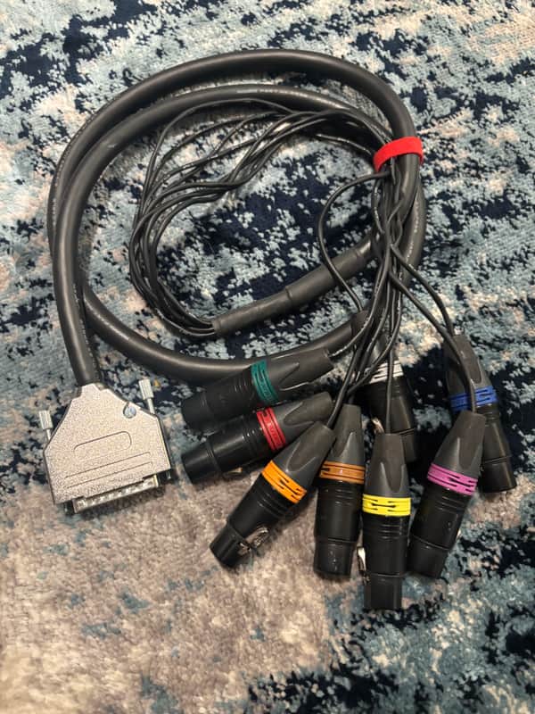 Pro Audio LA Db-25 to XLRM -  5 foot image 1
