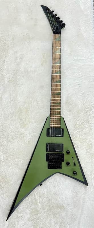Jackson X Series Rhoads RRX24 Electric, Laurel Fretboard, Matte Army Drab Finish image 1