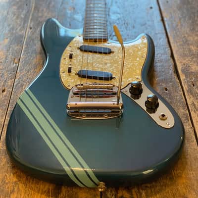 Original Vintage 1969 USA Fender Mustang Lake Placid Blue Competition w/ OHSC. '27' Serial Prefix Kurt Cobain Nirvana image 1