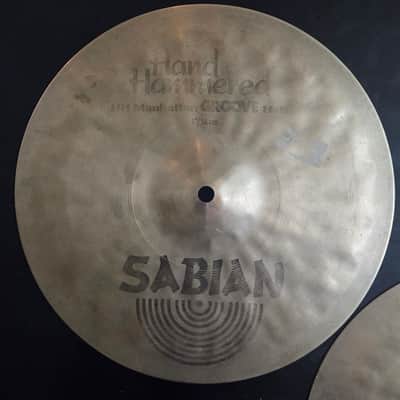 Sabian 14" HH Manhattan Groove Hi-Hat Cymbals (Pair) Natural image 3