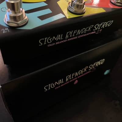 Old Blood Noise Endeavors Signal Blender Stereo 2025 - Present - Black / Multicolor image 2