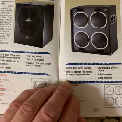 Peavey Sound Reinforcement Catalog 1992 image 15