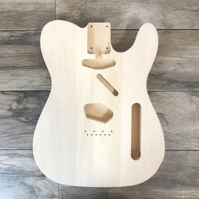 Made to Order - FRANCHIN Raw Mars guitar body without finish Basswood Poplar SS SH Right-hand Left-hand Lefty Telecaster-Tele-T-Style Made in Italy image 5