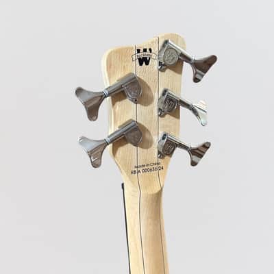 Warwick RockBass Corvette Basic 5 String Electric Bass Guitar - Nirvana Black image 8