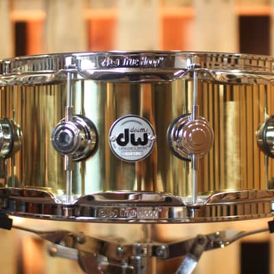 DW Collector's Bell Brass Snare Drum - 5.5x14 - DRVN5514SPC (video demo) image 1