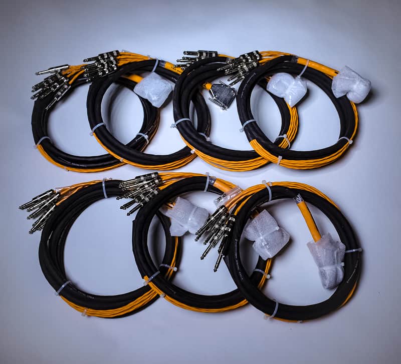 Bundle of 7 Avid Digidesign MH083 8-Channel Snake, DB25 Male 1/4'' TRS Male 2010’s image 1