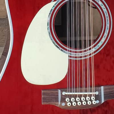 Takamine John Jorgenson JJ325SRC-12 String Left Handed Acoustic/Electric Gloss Red, Free Ship, 774 image 4