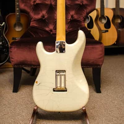 Neal Schon Fender Stratocaster Pearl White (Lights Strat) (Pre-Owned) image 3