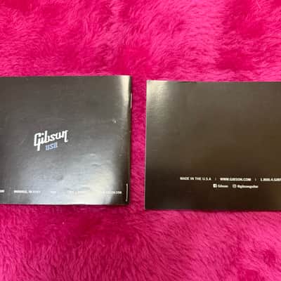 2012 / 2018 Gibson Owners Manual Lot Case Candy image 5