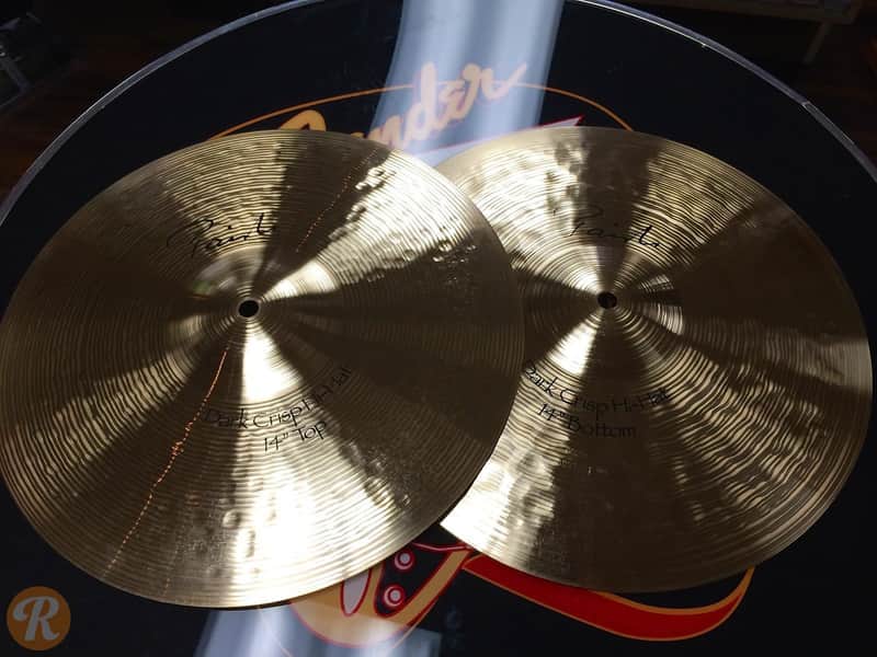 Paiste 14" Signature Dark Crisp Hi-Hat Cymbal (Top) image 1