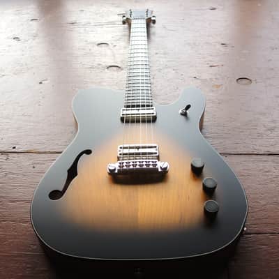 Gronlund #132. Set Neck Telecaster. Semi Hollow. TV Jones Supertron Pickups. Tonepros Bridge. image 3