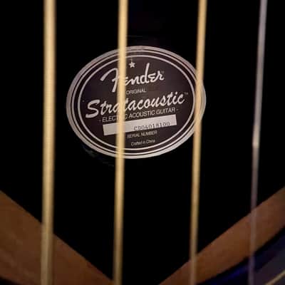 Fender Stratacoustic 2004 - Black image 5