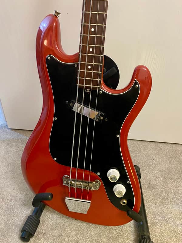 Eko Cobra Bass Guitar - Vintage 1960s - Made In Italy - Fair