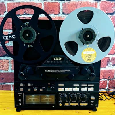 TEAC X-2000R 1/4", 4 track - [SUPERB!!] - Refurbished ($400!), with takeup reel, original NAB hubs, extra 10.5" reel image 2