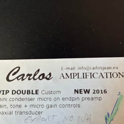 Carlos Amplification Double VIP 2016 image 5