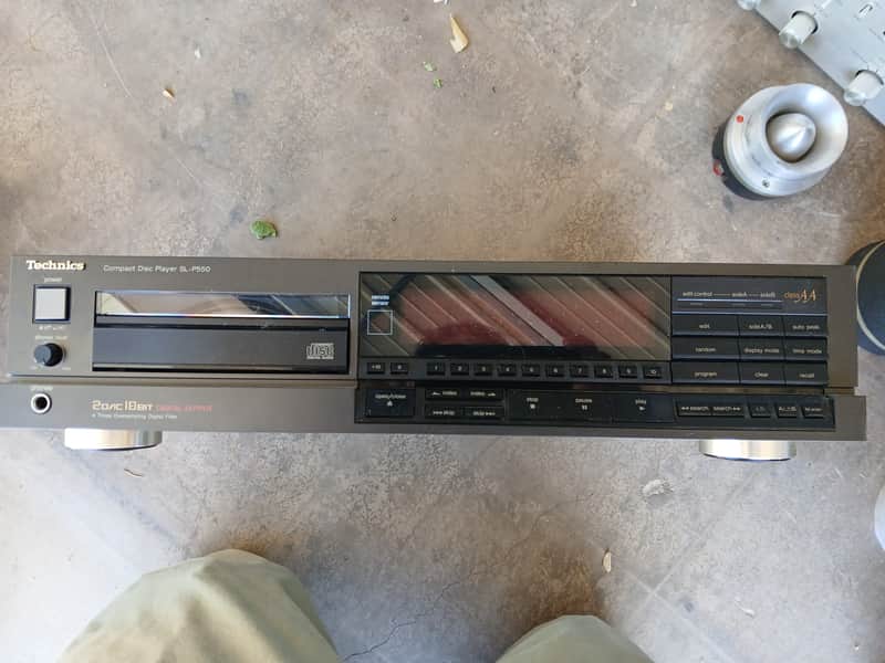 Technics SL p550 Classic CD Player early 1990s image 1