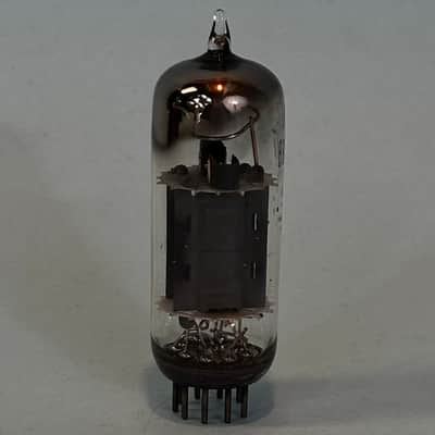 1956 General Electric 12BH7A Vintage 1950s Gray Plate D Getter Tube! T531 image 4