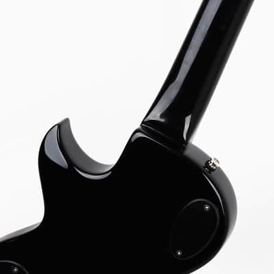 Zemaitis SUA 201 Heart Single Cutaway Mother of Pearl Black Electric Guitar LP Style image 2