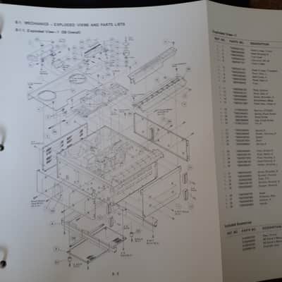 Tascam Operation/Maintenance Manual for Tascam 58 8-Track Recorder/Reproducer AND DX-2D/DX-4D DBX ma image 9