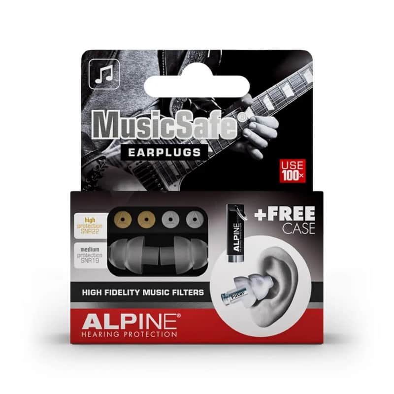 Alpine Hearing Protection Earplugs for Musicians - High Fidelity Music Filters MUSICSAFE image 1