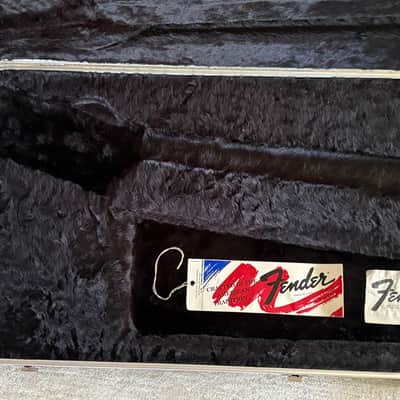 1980’s Fender USA Bullet Bass Hardshell Case + Candy Original Vintage B-34 Deluxe Fits Japan Models image 19