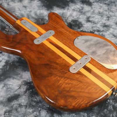 Kramer 450B Bass 1977 Aluminum Neck Walnut Left Handed + hard case image 8