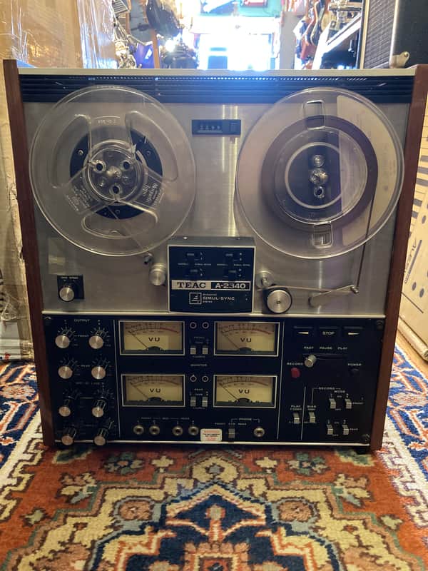 TEAC A-2340S 1/4" 4-Track Reel to Reel Tape Recorder image 1