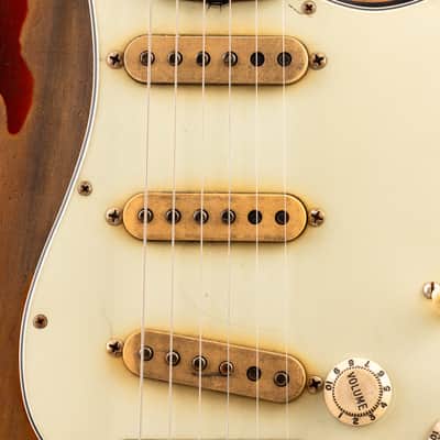 2012 Fender Custom Shop Rory Gallagher Signature Stratocaster - 3-Color Sunburst image 13