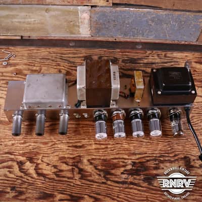 1960 Fender Twin 5F8-A Narrow Panel Tweed image 6