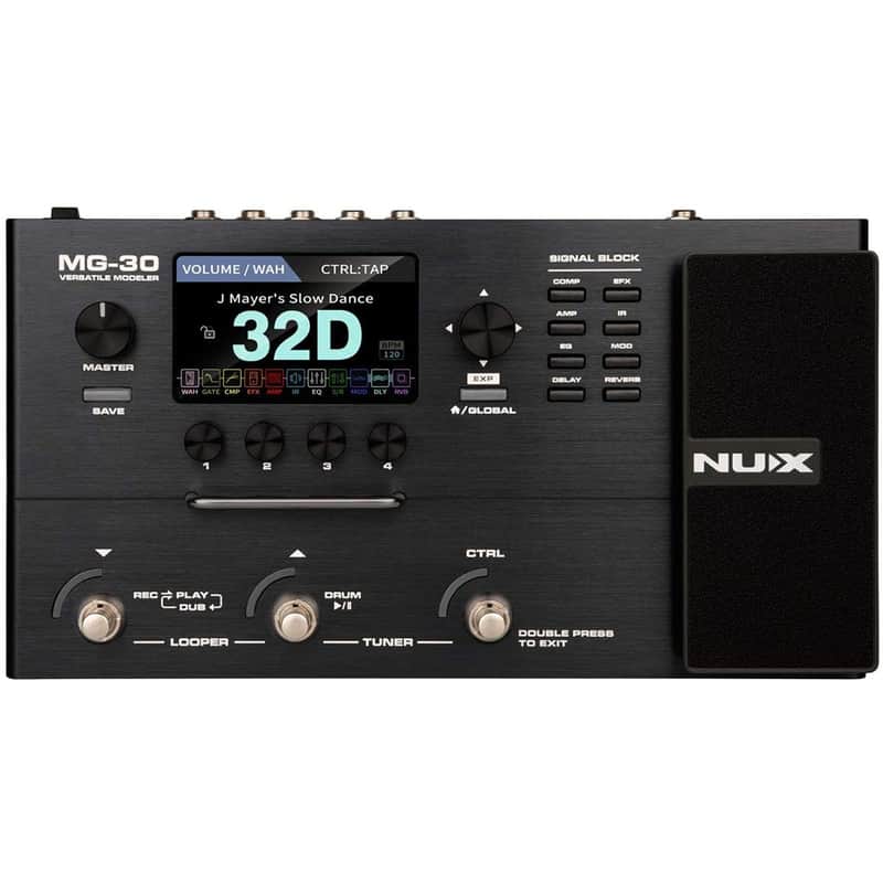 Mint NuX Effects MG-30 Guitar Modeling Floorboard Processor Pedal image 1
