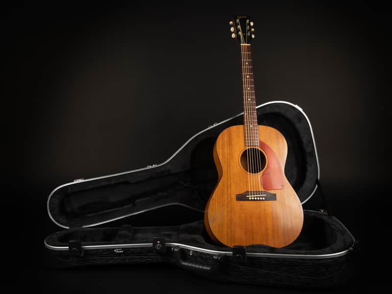 1966 Gibson LG-0 - Natural | USA Kalamzoo Vintage All Solid 00 Acoustic Guitar | Case