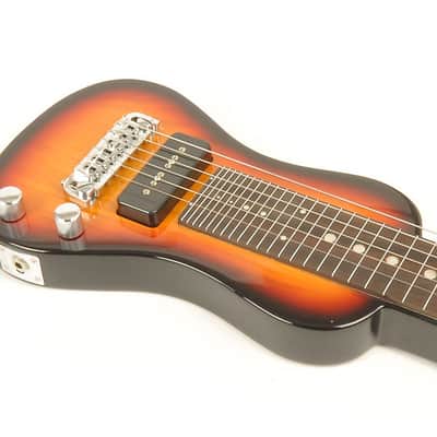 SX Lap 2 Ash 3TS Electric Lap Steel Guitar w/Bag & Stand image 7