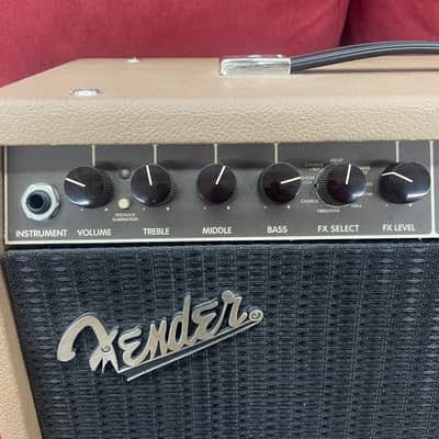 Fender Acoustasonic 90 2-Channel 90-Watt 1x8" Acoustic Guitar Amp - Brown image 2