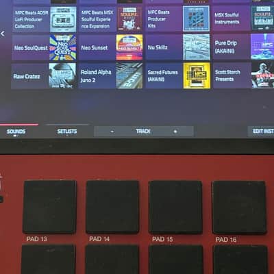 AKAI MPC ONE+ Standalone MIDI Sequencer w/128GB SD card and Expansions - Red image 6