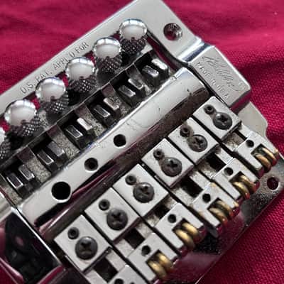 Kahler vintage Fender tremolo bridge chrome image 3