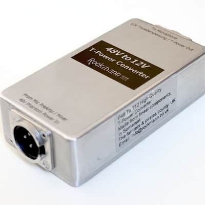 48V PHANTOM to 12V T-POWER CONVERTER + DIN TUCHEL ADAPTER / P48 T12 Sennheiser MKH416 405 406T 815T image 3