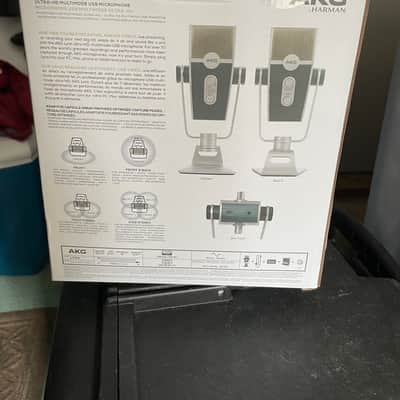 AKG Lyra Multipattern USB Condenser Microphone 2019 - 2020 - Dark Blue / Silver image 2