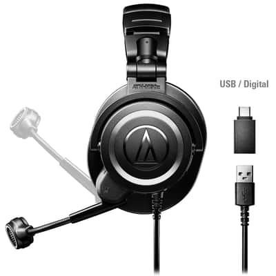 Audio Technica ATH-M50XSTS-USB StreamSet USB Headset+Mic 4 Gaming/Streaming+Bag image 12